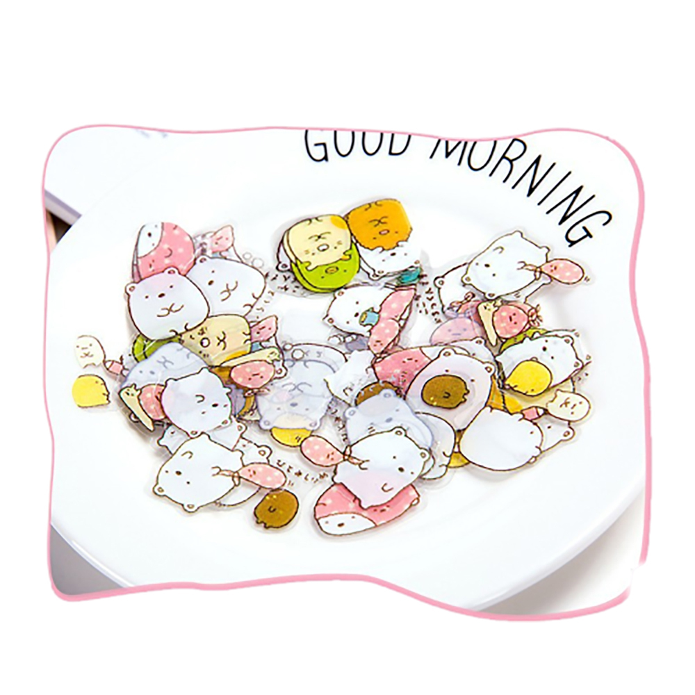 白熊 角落生物透明貼紙【十方】149564