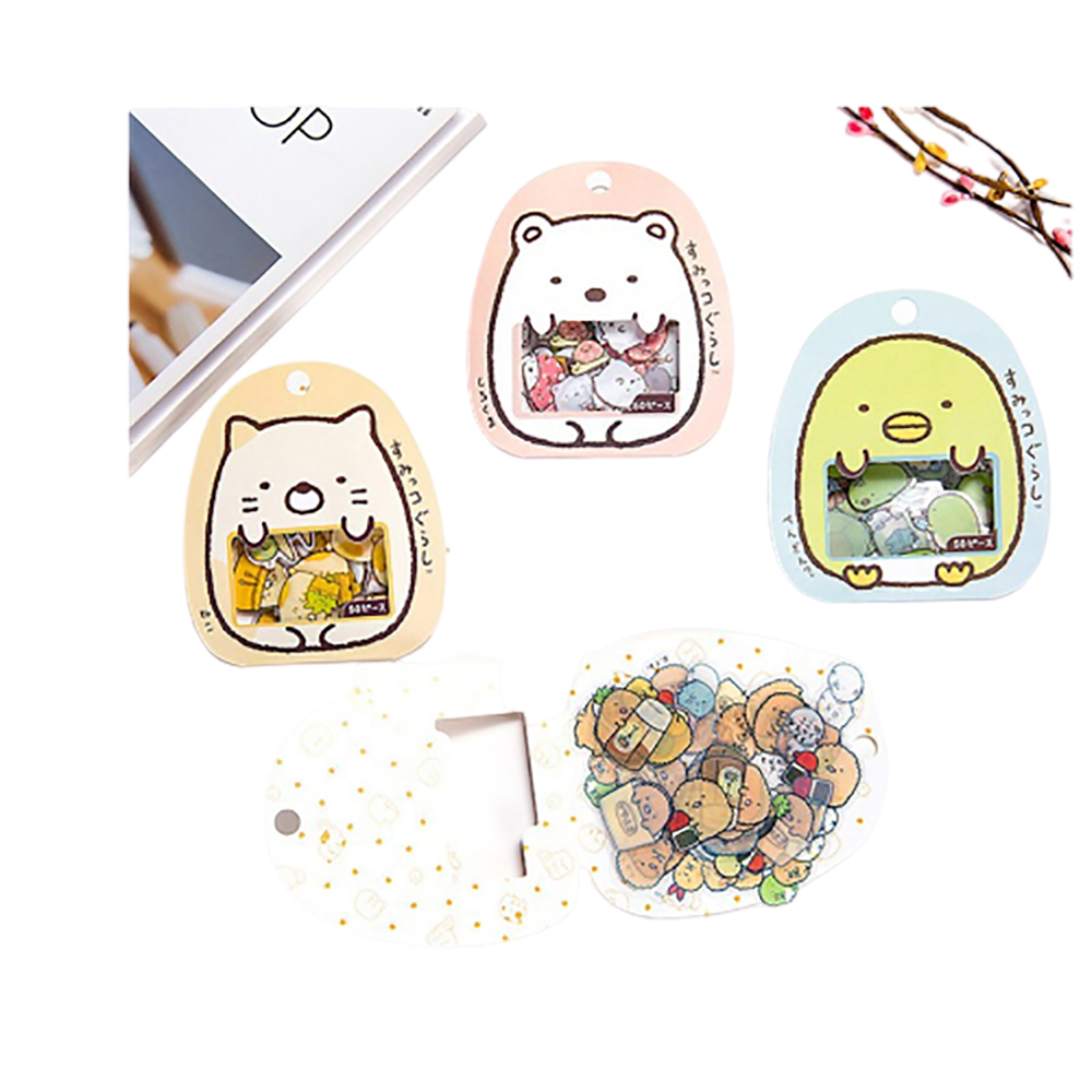 貓咪 角落生物透明貼紙【十方】149562