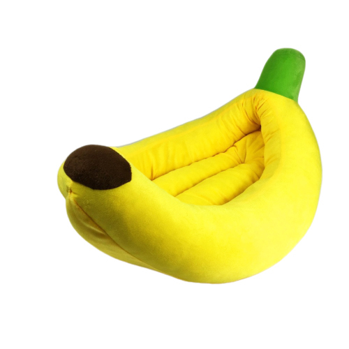 香蕉造型貓窩 寵物窩 安穩睡眠【十方】149591