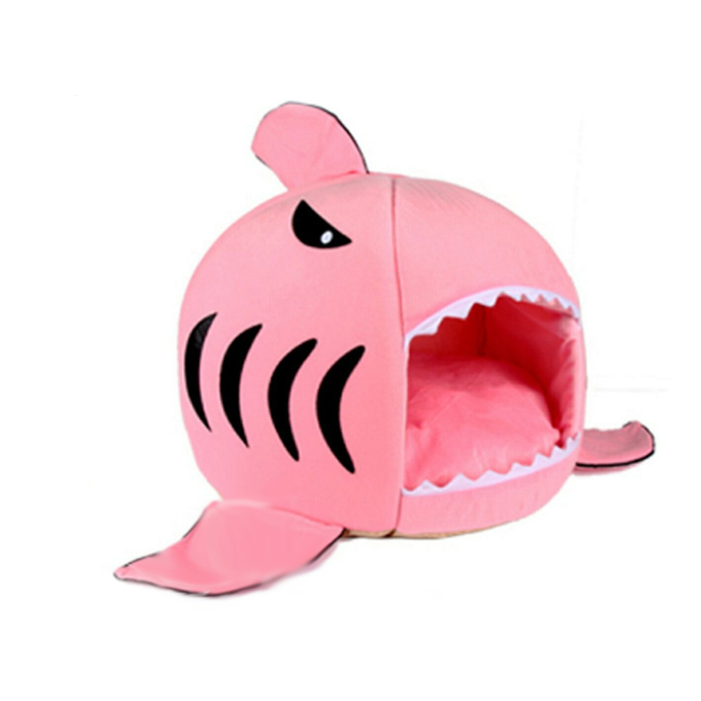 粉紅鯊魚 寵物窩 狗窩貓窩【十方】149598