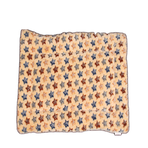 寵物毯子狗窩貓窩墊子M黃星星【十方】149593