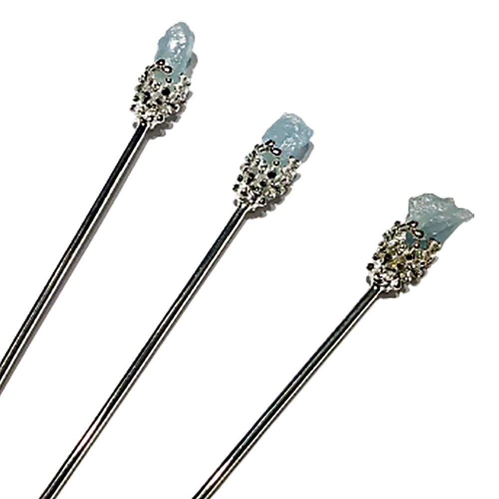 海藍寶髮簪【十方】150315