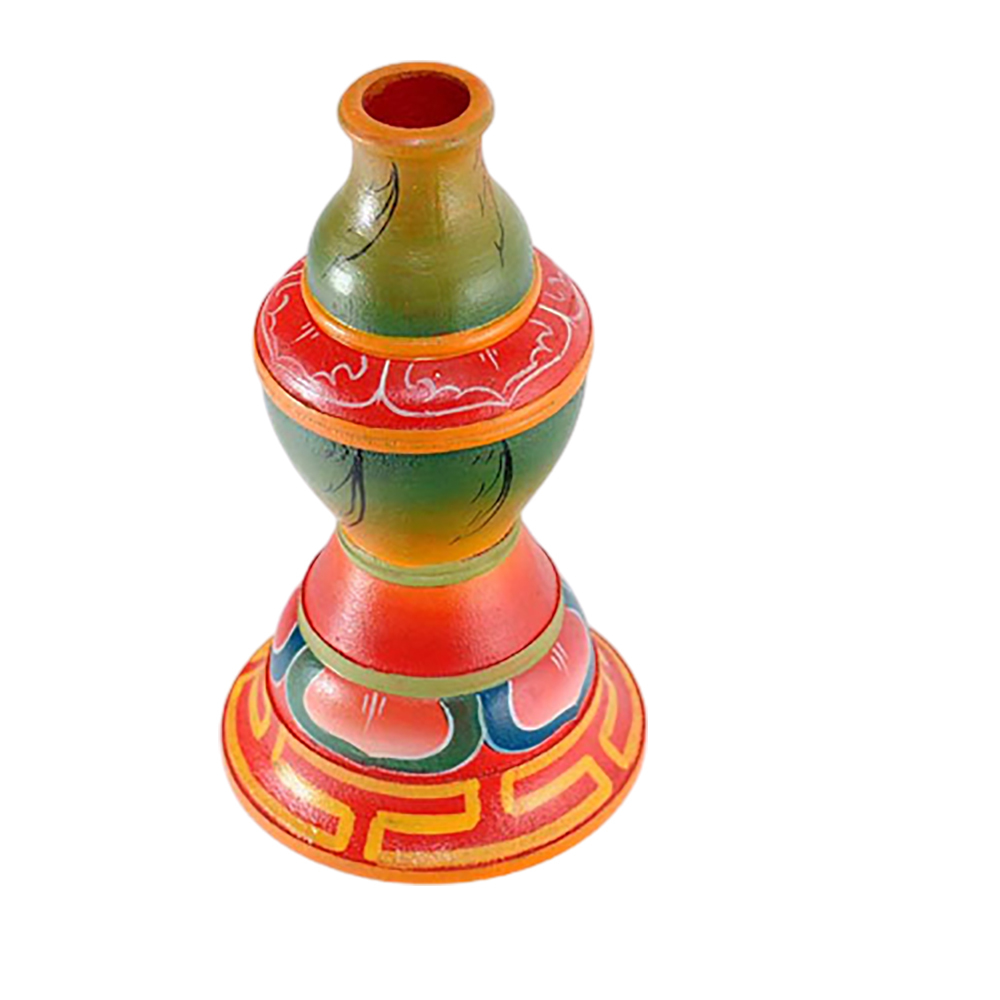 手轉經輪彩繪木座【十方】150499