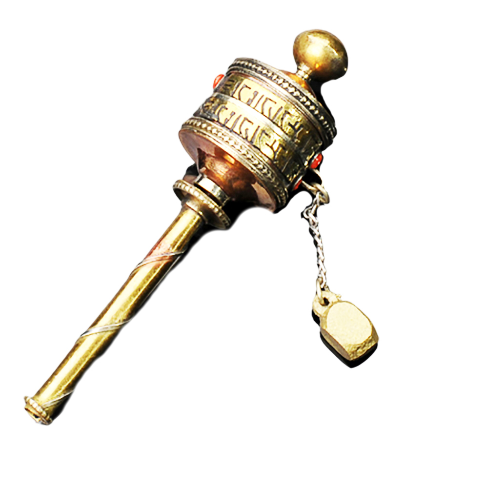 藏密 手轉經輪 手工製7.5公分【十方】150529