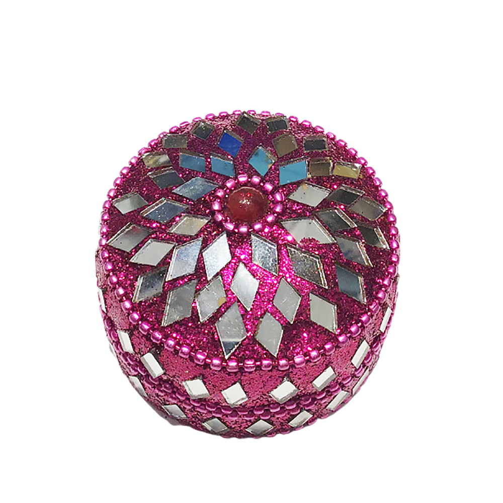 印度風寶罐4.6公分紫色【十方】150524