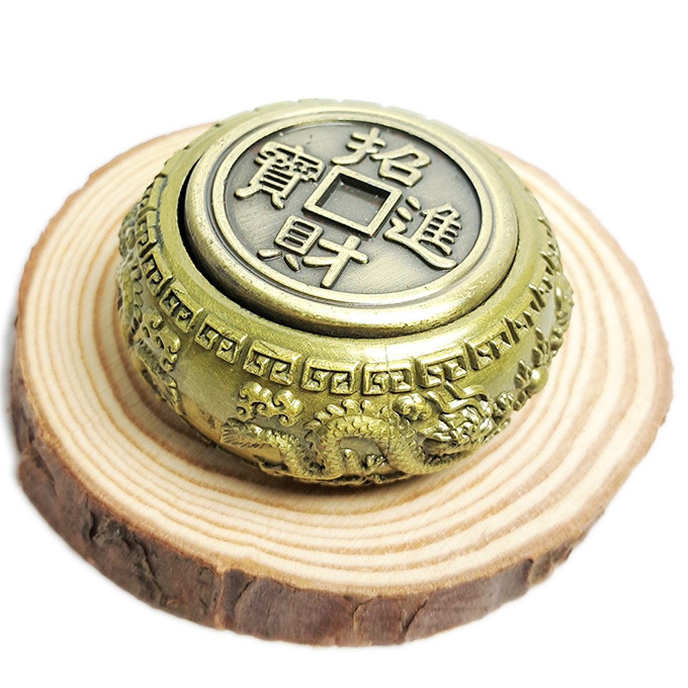 雙龍招財進寶轉運聚寶盆【十方】150598