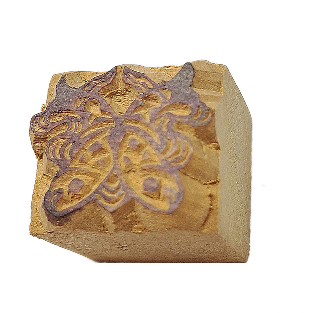 八吉祥之雙魚木雕印章【十方】151819