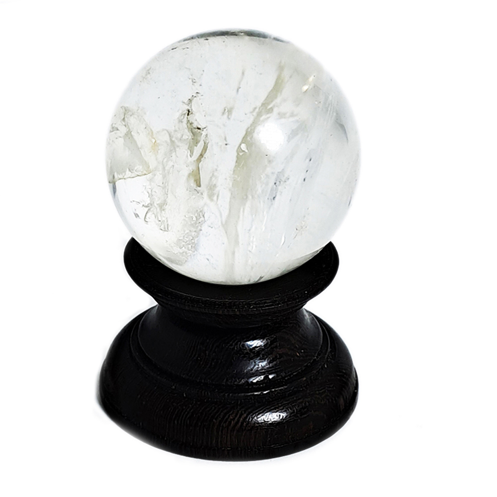 水晶球2.8公分+花梨木座【十方】152262