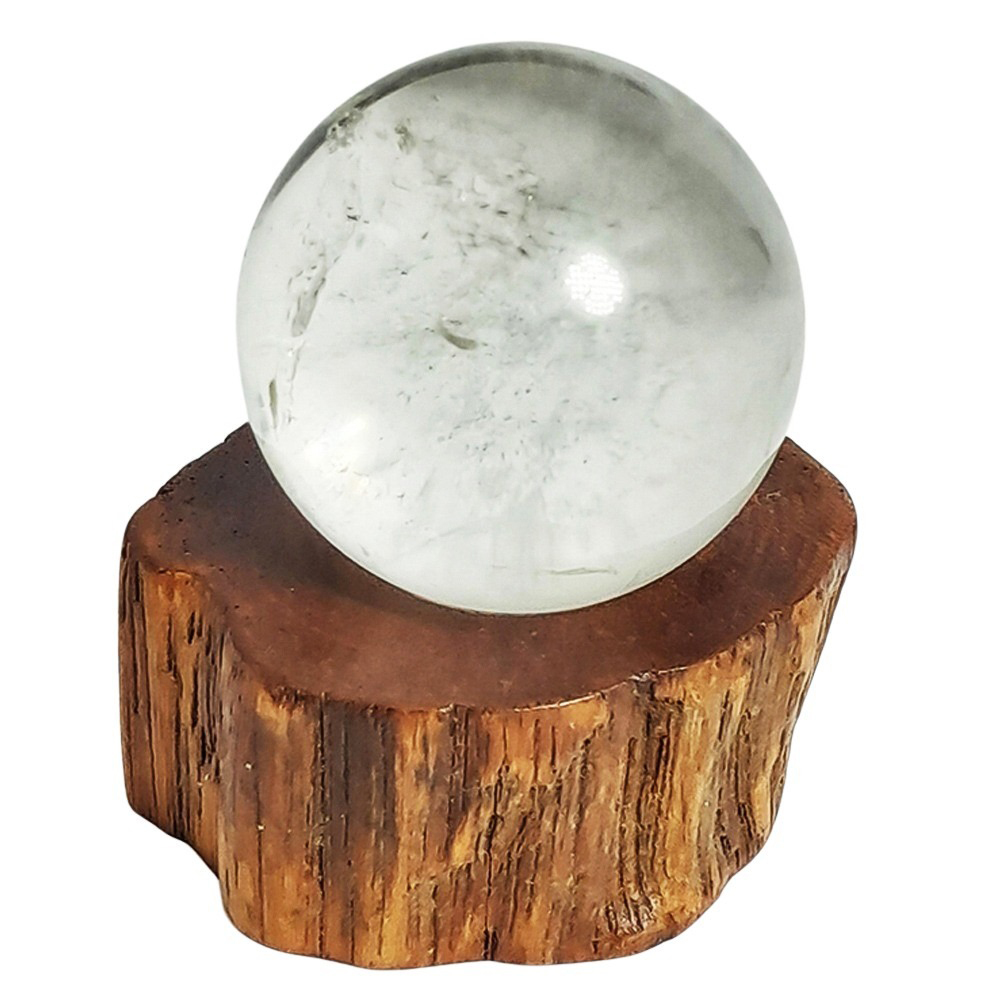 水晶球2.8公分+花梨木座【十方】152264