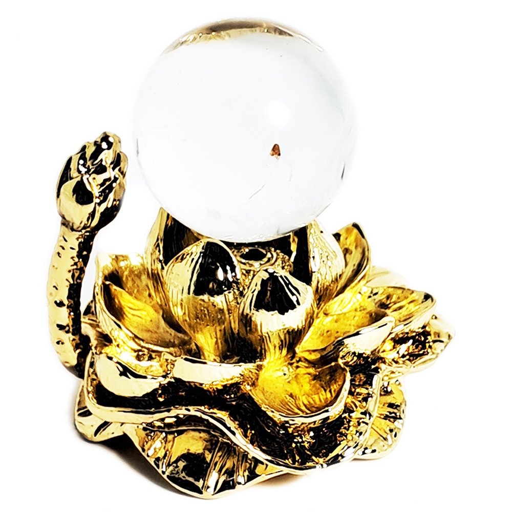 水晶球2.8公分+金蓮座【十方】152268