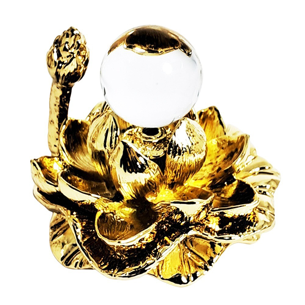 水晶球1.8公分+金蓮座【十方】152275