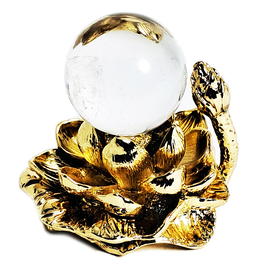 水晶球2.8公分+金蓮座【十方】152254