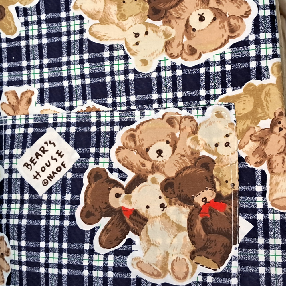 藍色小熊圍裙【十方】152134