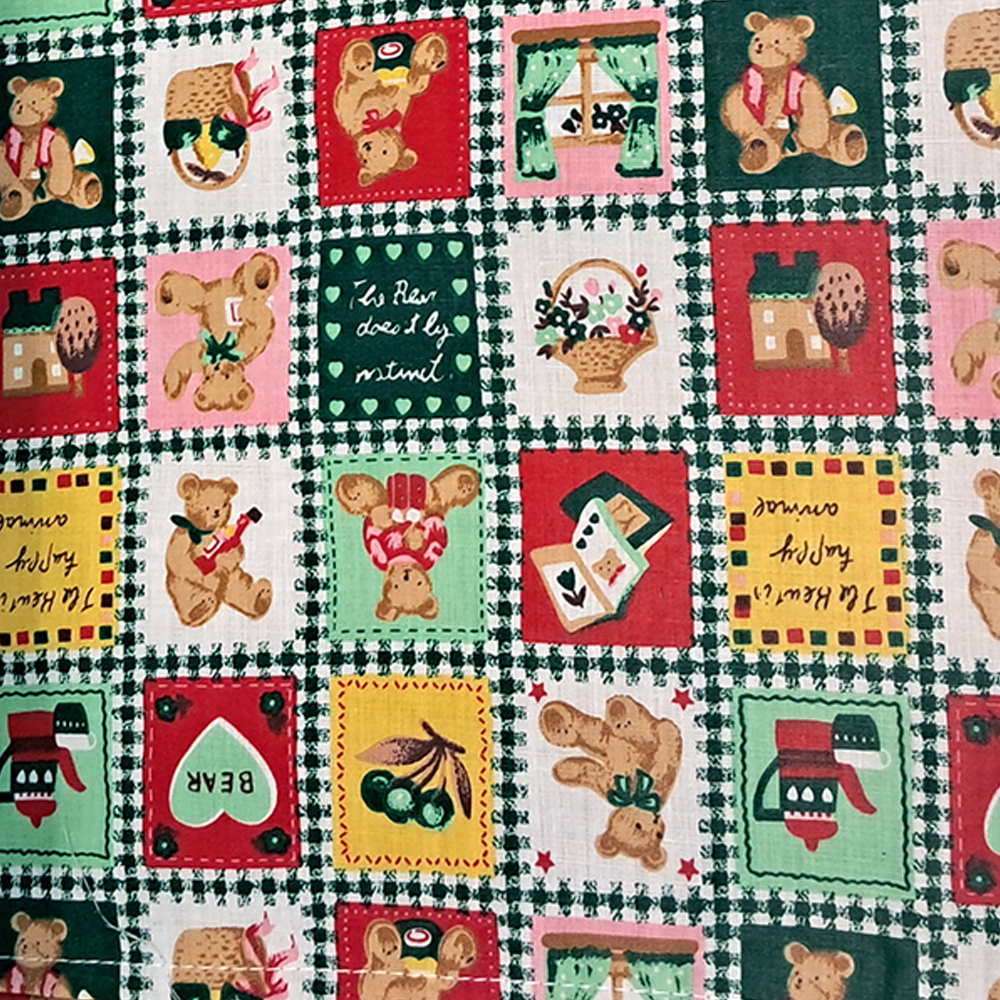 格子小熊圍裙【十方】152128