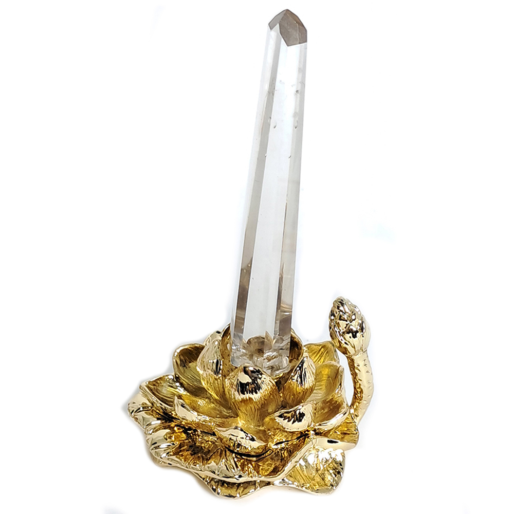 水晶柱高8.1公分 &金蓮座【十方】152445