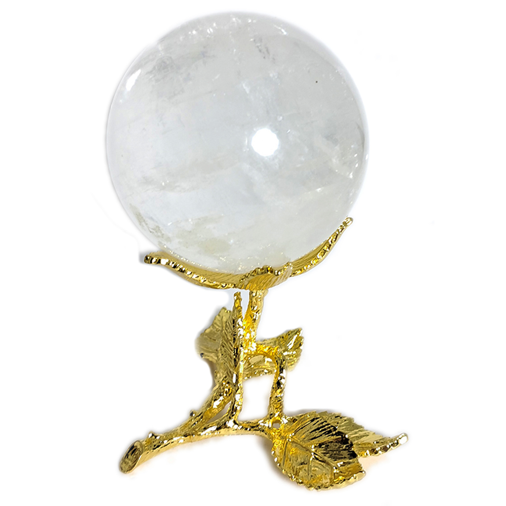 水晶球6.8公分&金枝玉葉座 【十方】152461