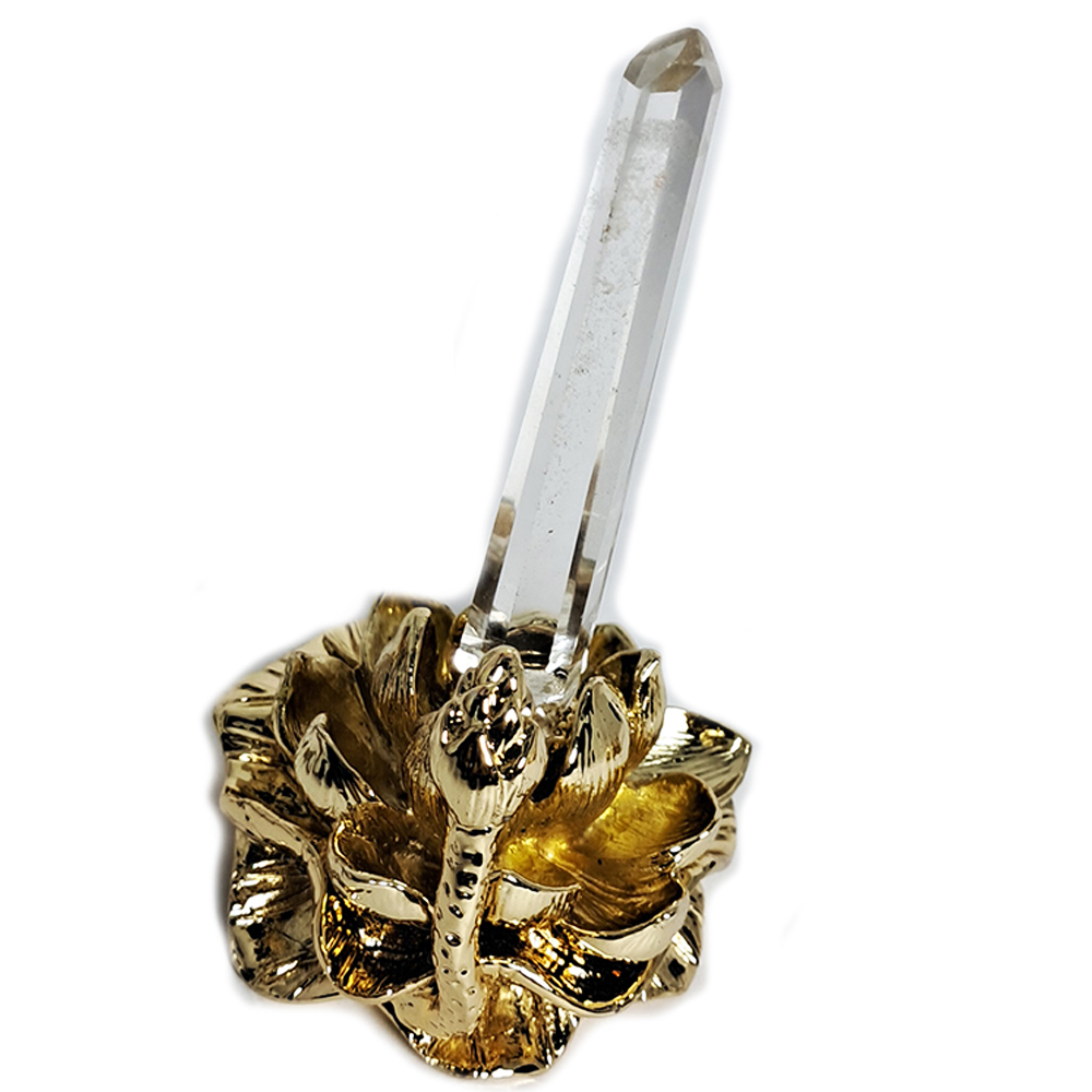 水晶柱高7.5公分&金蓮座【十方】152447