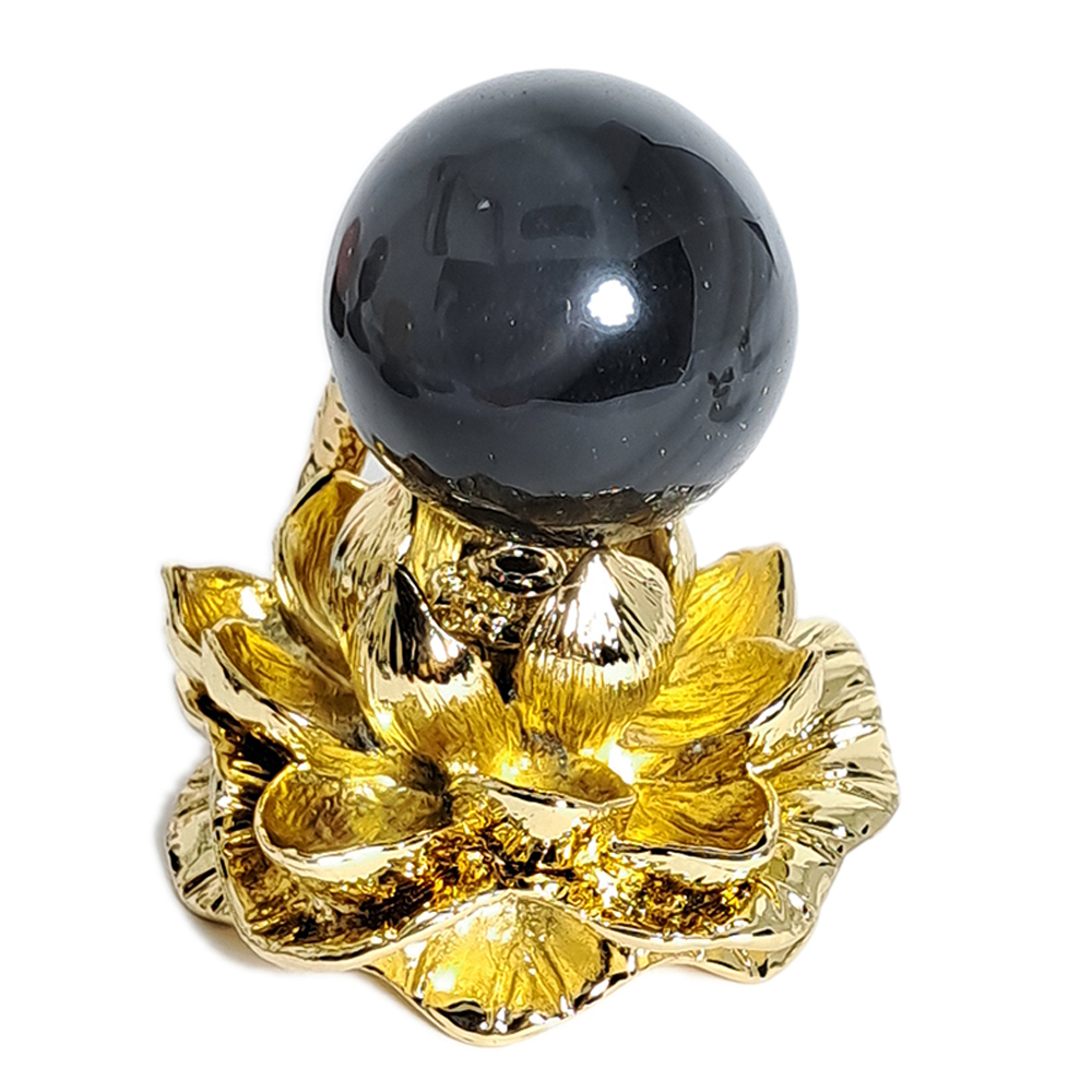 黑曜石3公分+金蓮座【十方】152435