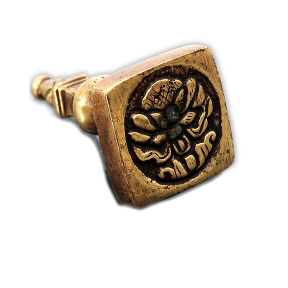 藏密銅塔印{蓮花}【十方】127303