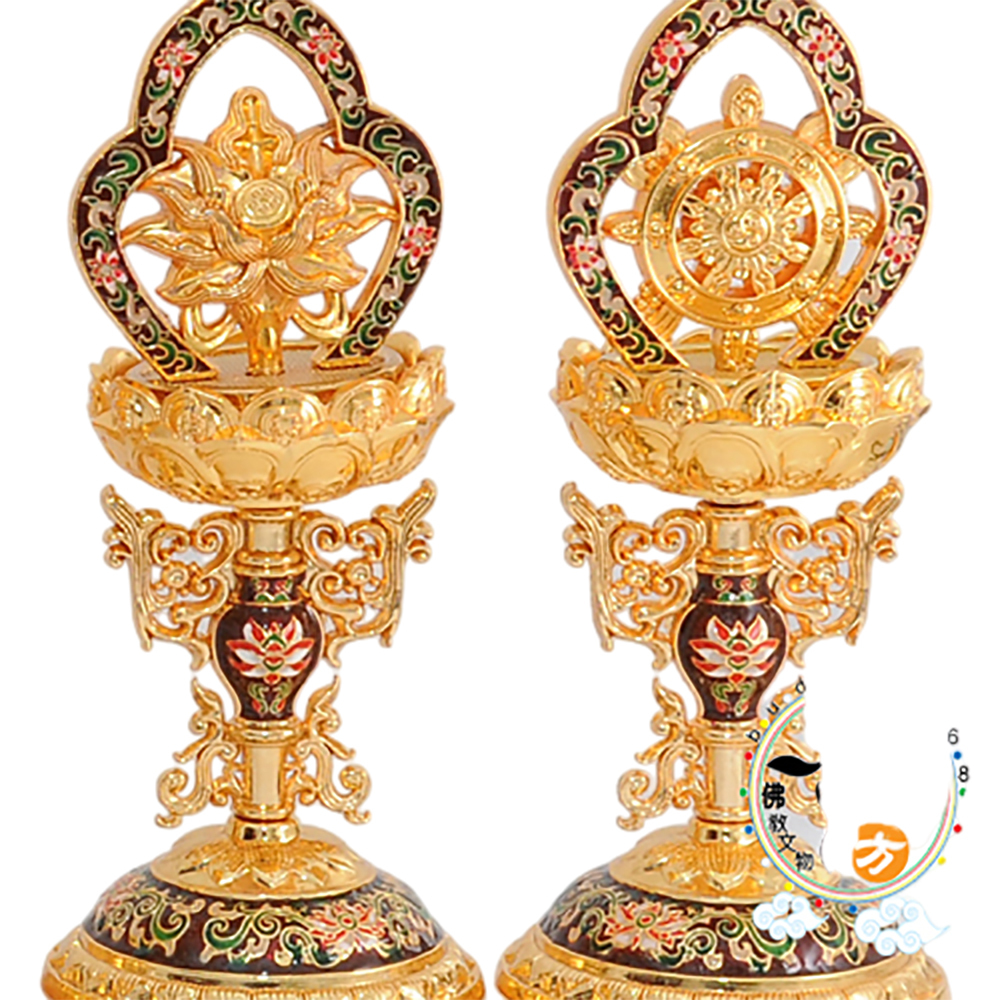 八吉祥琺瑯精工款8個1組高15cm【十方】127009