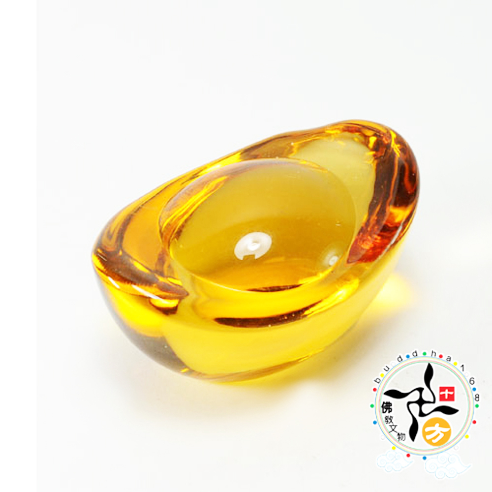 黃晶元寶( 3.5公分)【十方】129130