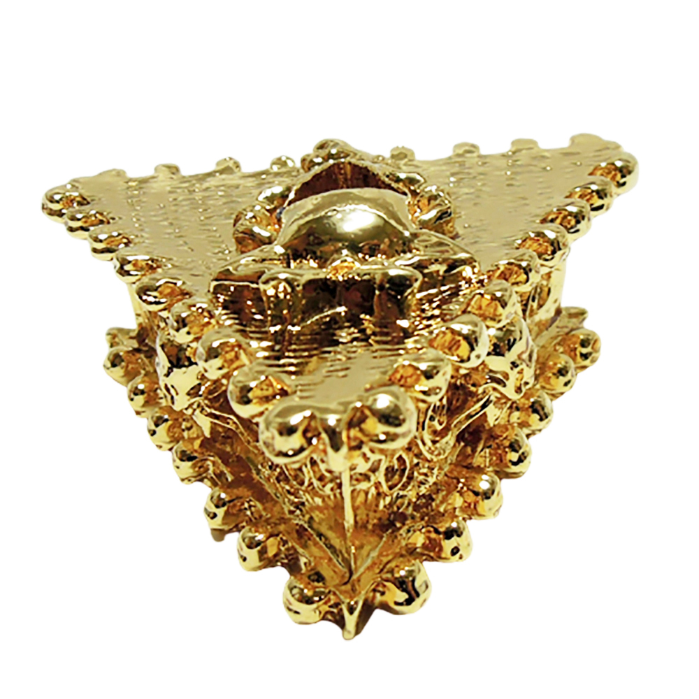 普巴座(三角型)金色骷顱【十方】128873