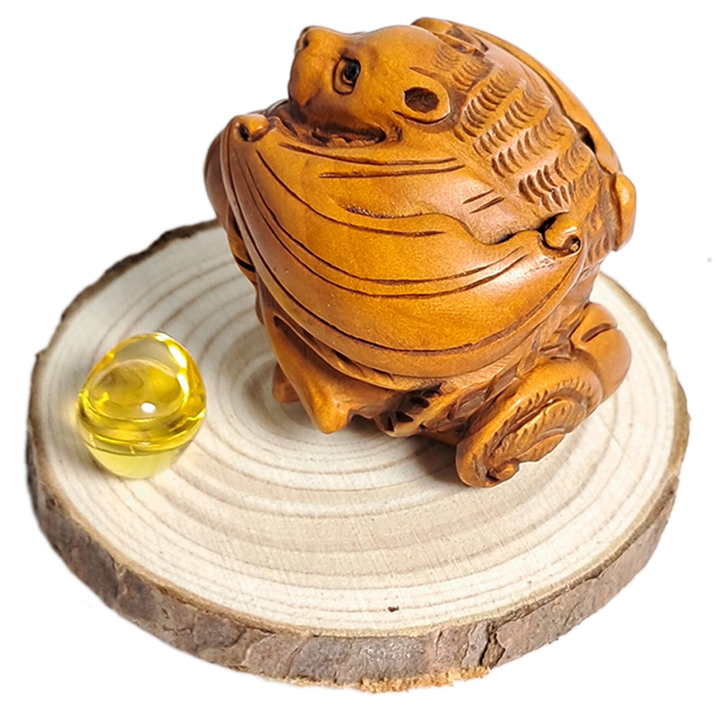 多福多壽{黃楊木}【十方】131069