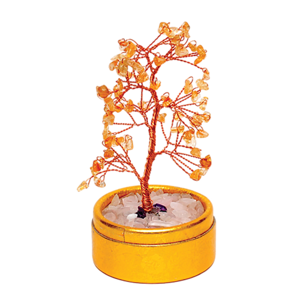 黃晶發財樹聚寶盆【十方】133289
