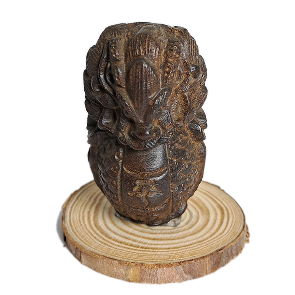 平安龍{土沉木雕}【十方】132669