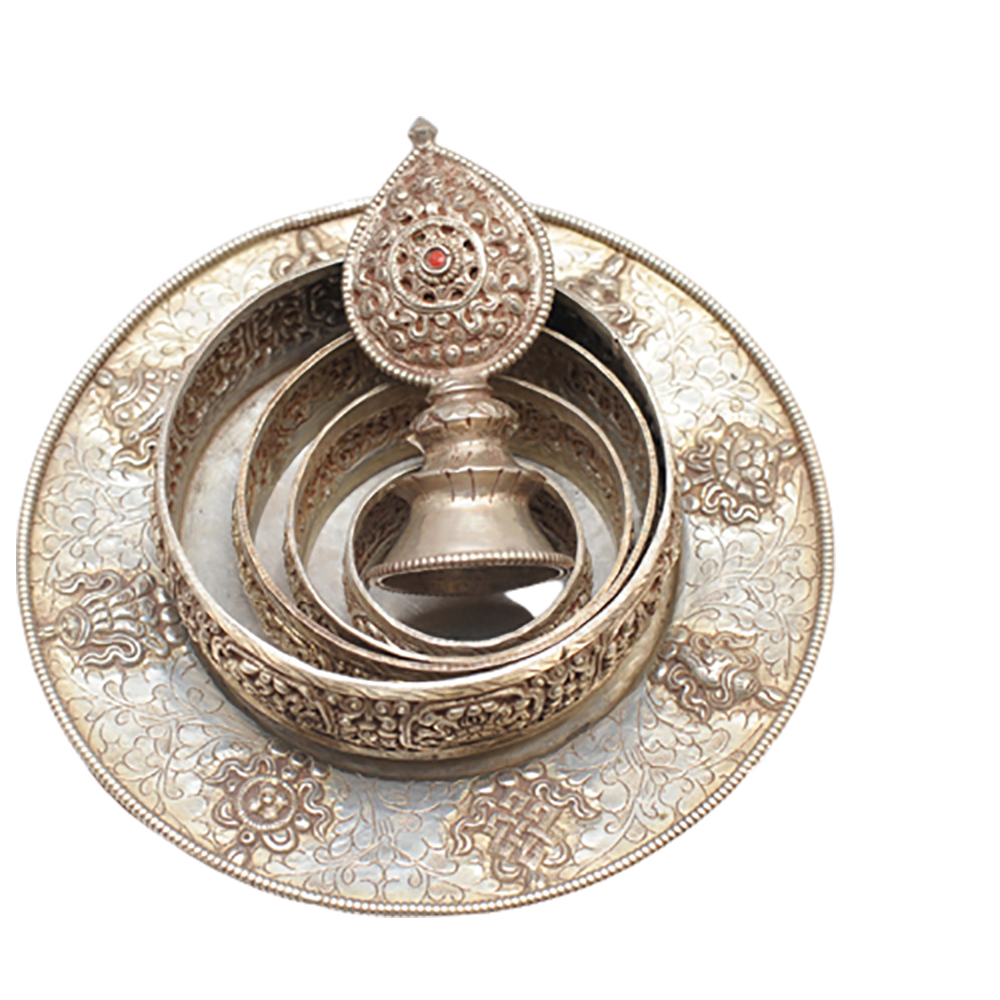 曼達盤{精工鎏銀} 14 公分【十方】133521