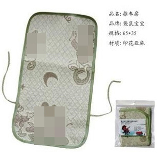  寶寶亞草推車席涼席草蓆【十方】133713