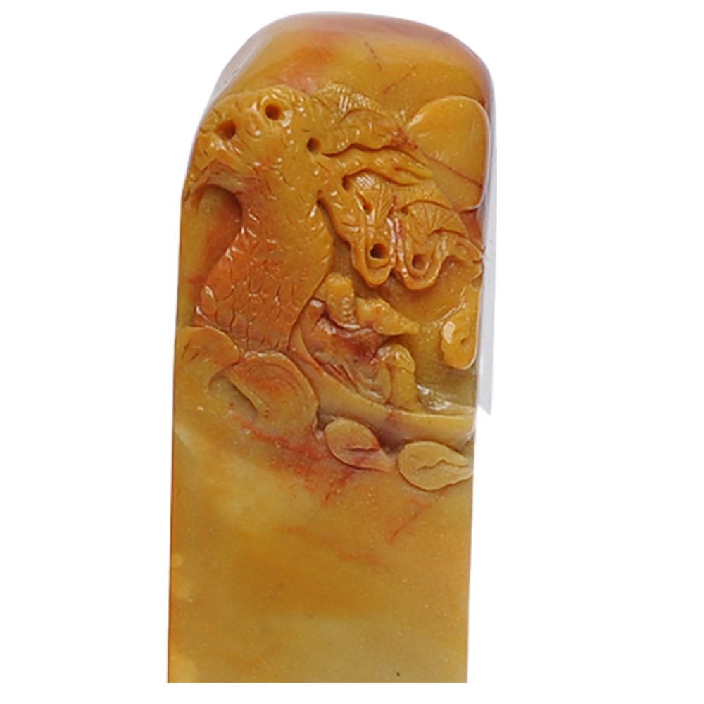 老壽翁 (大)壽山石印材【十方】133960