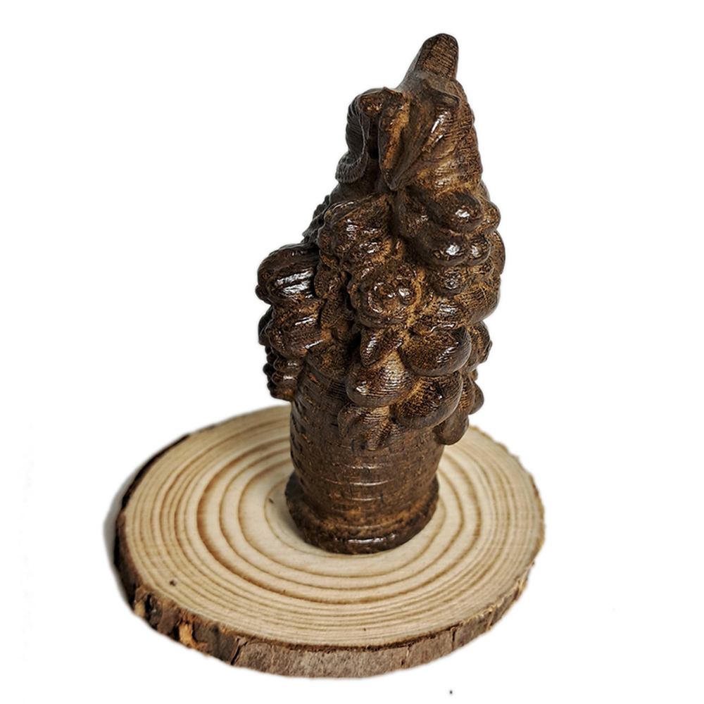 花開富貴{土沉木雕}開運吉祥【十方】134836