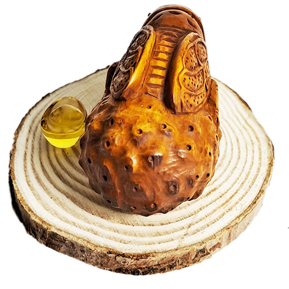 金蟬脫殼{黃楊木雕}開運精品【十方】134735