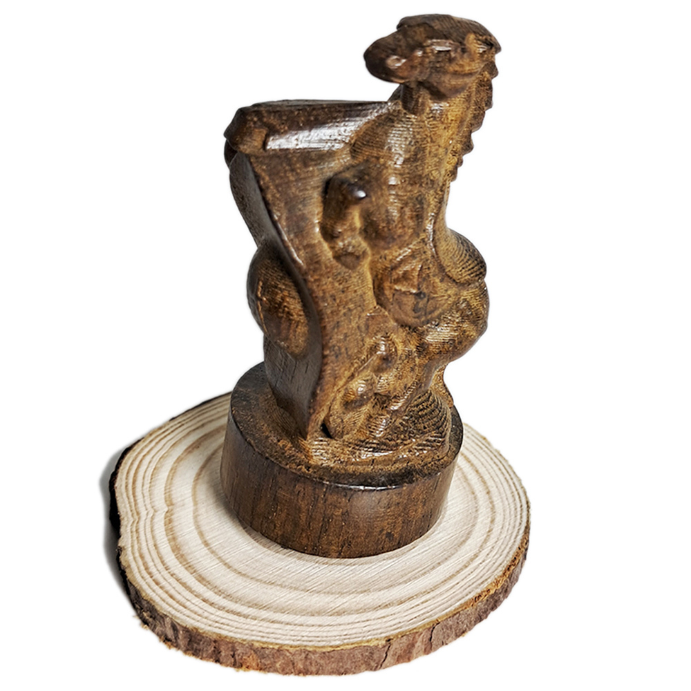 寶馬{土沉木雕}招財納福【十方】134855