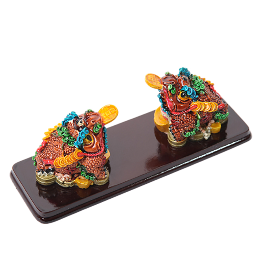 開運蟾蜍{仿交趾陶}【十方】135277