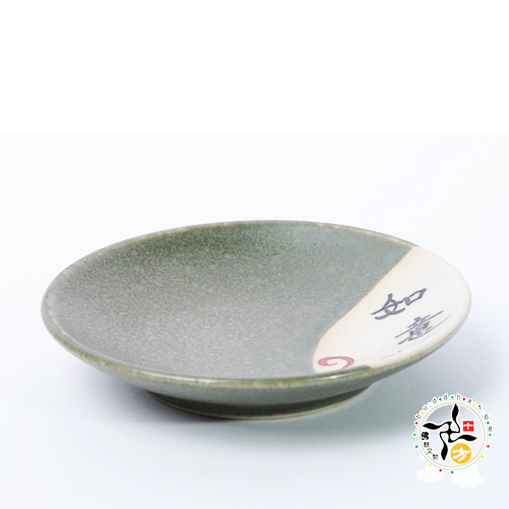 如意小圓盤{綠}10公分【十方】135345