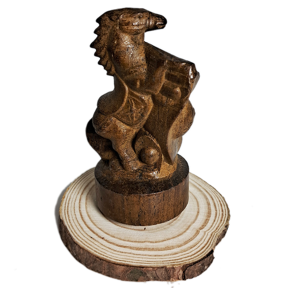 寶馬{土沉木雕}招財納福【十方】134855