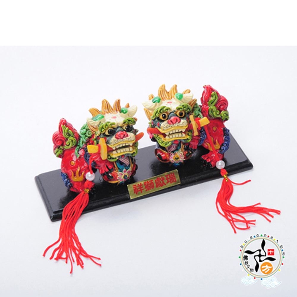 祥獅招財金玉滿堂開運藝品【十方】136570