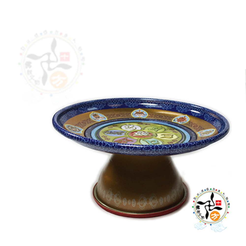 八吉祥六字真言果盤M【十方】139401