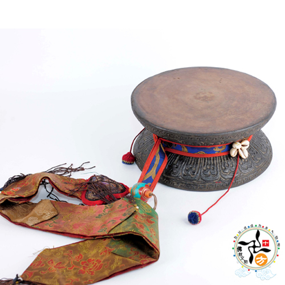 尼泊爾旃檀木大手鼓【十方】142190
