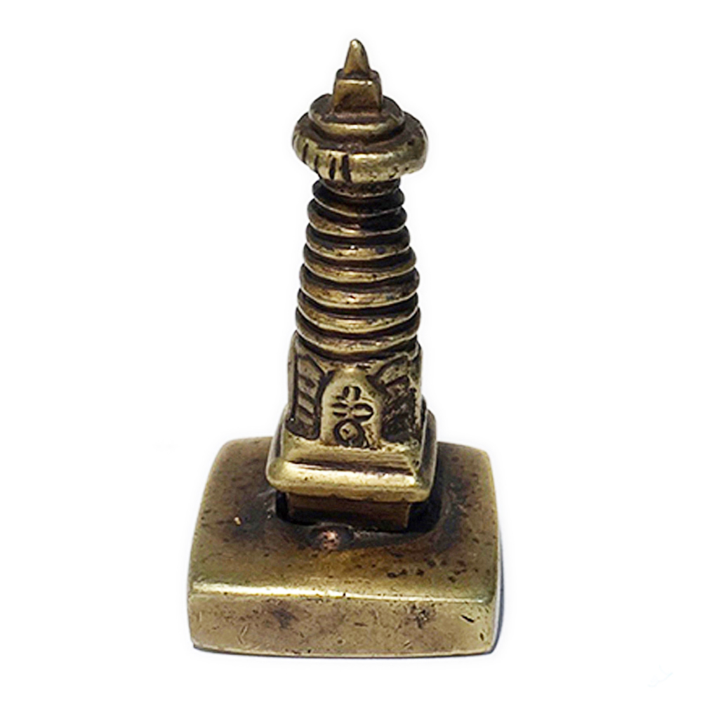 藏密銅塔印{法螺}【十方】142743