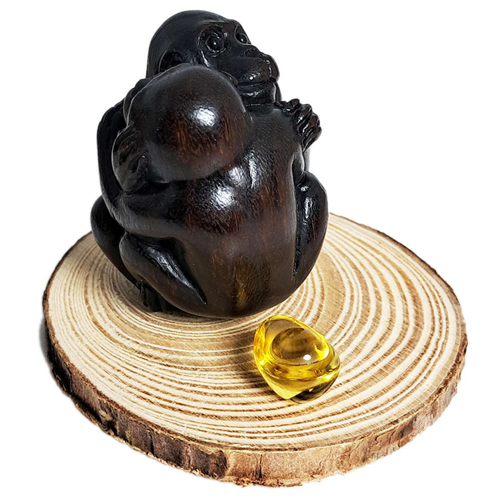 靈猴木雕精品【十方】142616