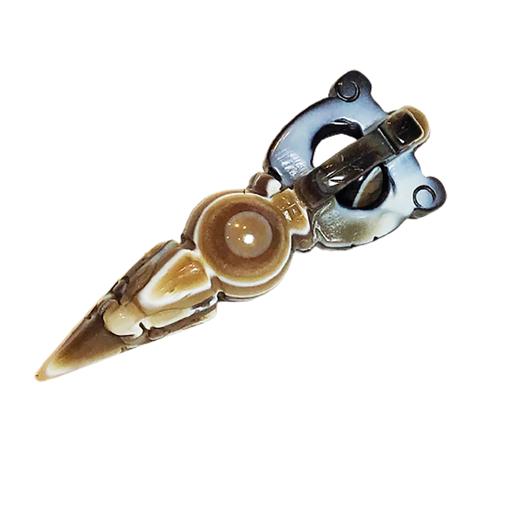 普巴杵(藥師珠)精雕+七寶石擺件【十方】143464