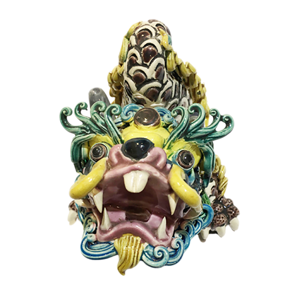 祥龍  交趾陶精品10*9.6*8.8公分【十方】144057