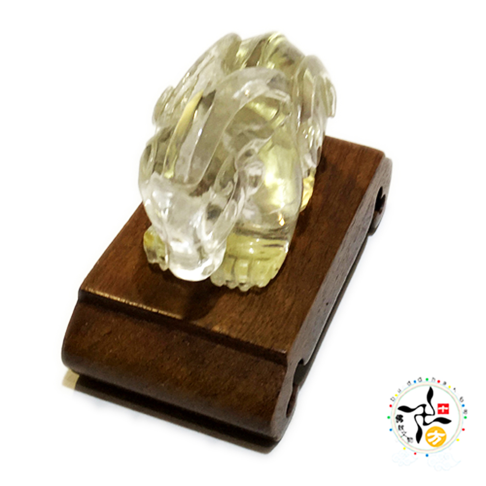 水晶馬附木座 寬7.8*4.4*高5公分【十方】144063