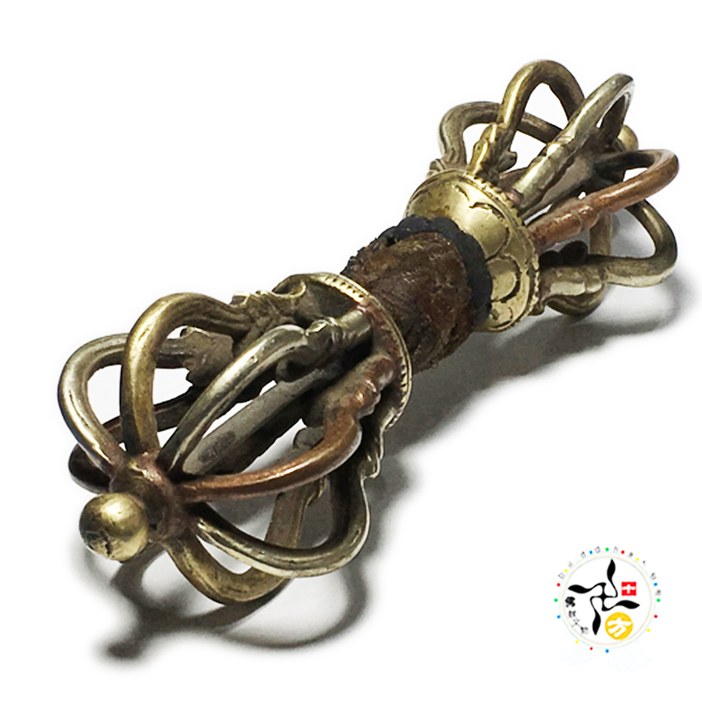 九鈷杵 三色銅 手工 老件【十方】145335