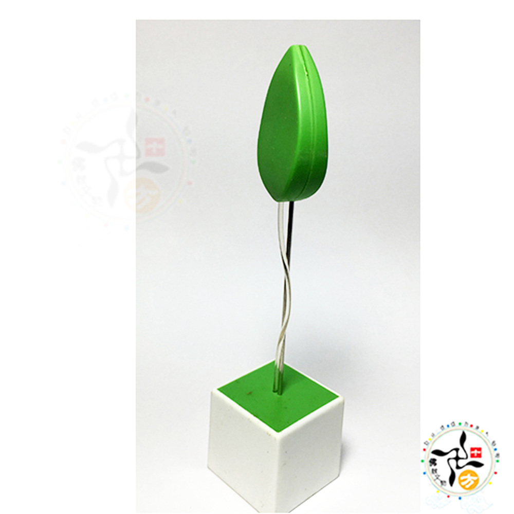 創意 綠葉 便條紙夾高14.5公分【十方】145816