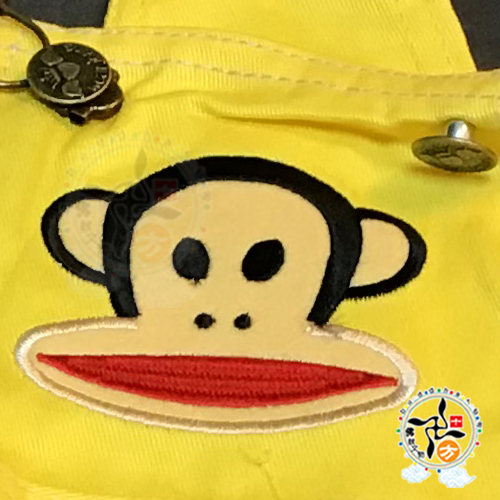 大嘴猴黃色吊帶褲寵物衣服S【十方】147281