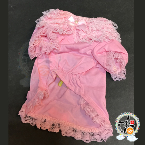 愛心粉紅洋裝寵物衣服M【十方】147305